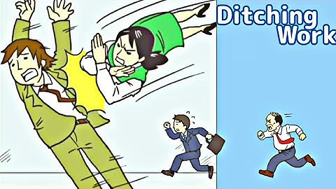 Ditching Work/ Room Escape Game Stage 1-12 All Levels Solution Gameplay Walkthrough //Android, iOS