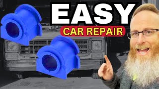 The EASIEST car repair EVER that anyone can do! Sway Bar Bushings by OCG-Olde Carr Guy 649 views 4 weeks ago 7 minutes, 36 seconds