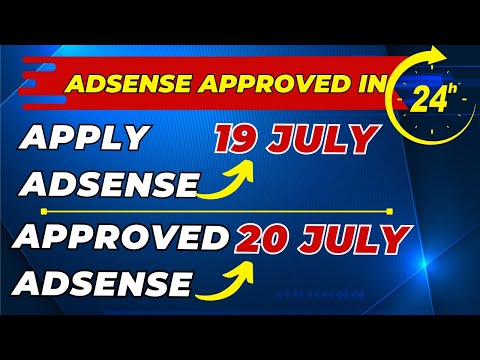 Adsense approved in 24 hours | quick adsense approve trick | google adsense approval