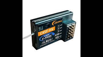 Corona C4SF-H receiver binding process for Futaba T3PV and T4PM / 4PX