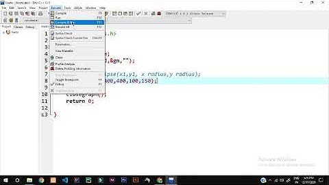 Fillellipse() Function in C Graphics || C Graphics Tutorial #19