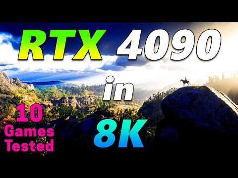 RTX 4090 24GB | 10 PC Games Tested in 8K