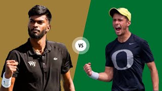 MATCH OF THE TOURNAMENT!!! - DK Suresh (Wake Forest) vs Vlad Breazu (Oregon) screenshot 2