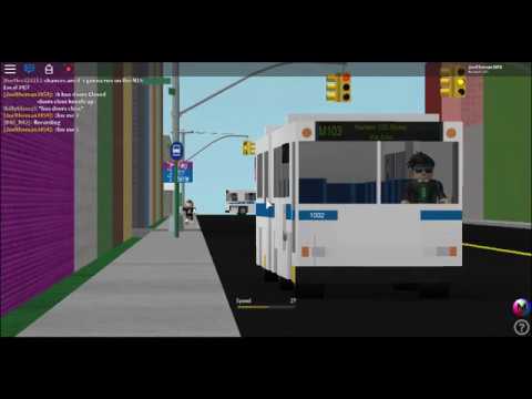 Roblox Mta New York City Bus 2001 D60hf 1002 5252 On The M103 At 9 St And 3 Av Youtube - mta bus roblox
