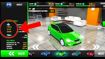 Racing limits new car game play in new update