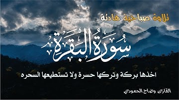 #تلاوة صباحية هادئة راحه وسكينة لقلبك وخير ما تستفتح به يومك كلام الله تعالى quran سورة البقرة