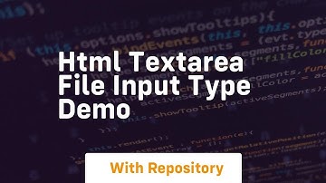 Html textarea file input type demo