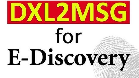 DXL MSG - Lotus DXL to Outlook MSG