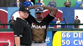 Mlb 13 The Show Ps3 Miami Marlins Season Game Mia Kc