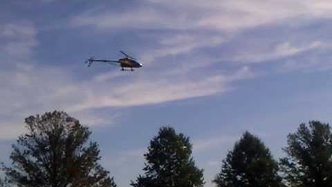 Trex 550E DFC Maiden Flight with BX 091513