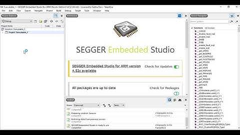SEGGER Embedded studio || Creating new project for nRF devices in Embedded Studio || Embedded Studio