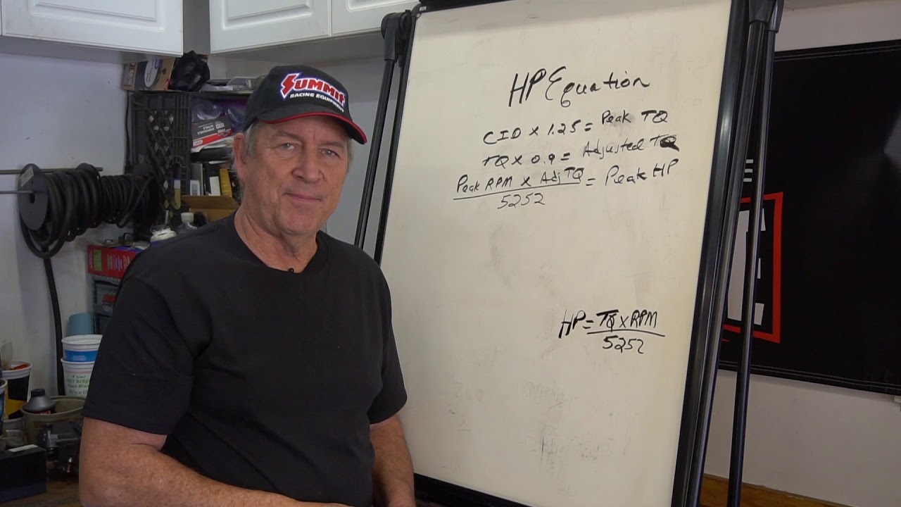 Predicting Engine HP . . . without a dyno