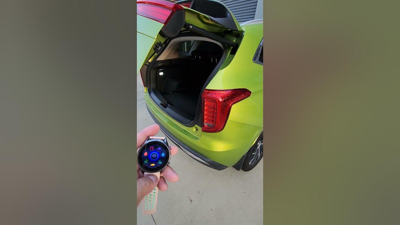 Haval Jolion Electric Tailgate remote control from AOD smartwatch car key YouTube