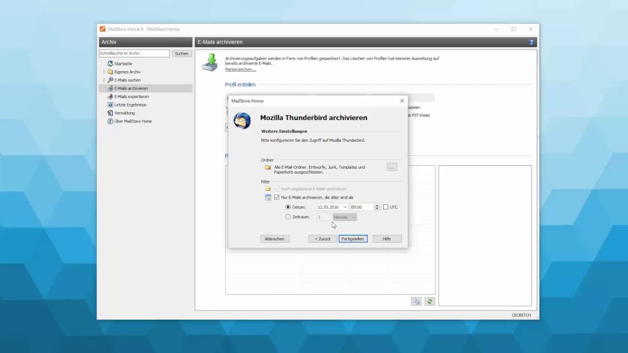 Serverumzug E Mails Archivieren Mit Mailstore Youtube