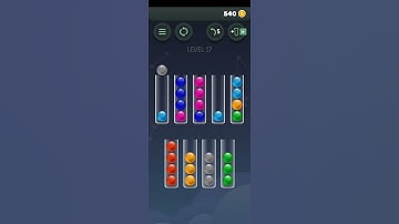 Sort Balls Level 17 Walkthrough Solution iOS/Android