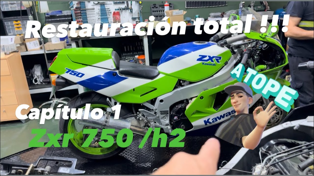 Complete restoration! ZXR 750 H2 😜 - YouTube