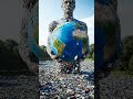 From clothing waste to a blue statue embracing Earth, RecycleUniverse, LamLamTV