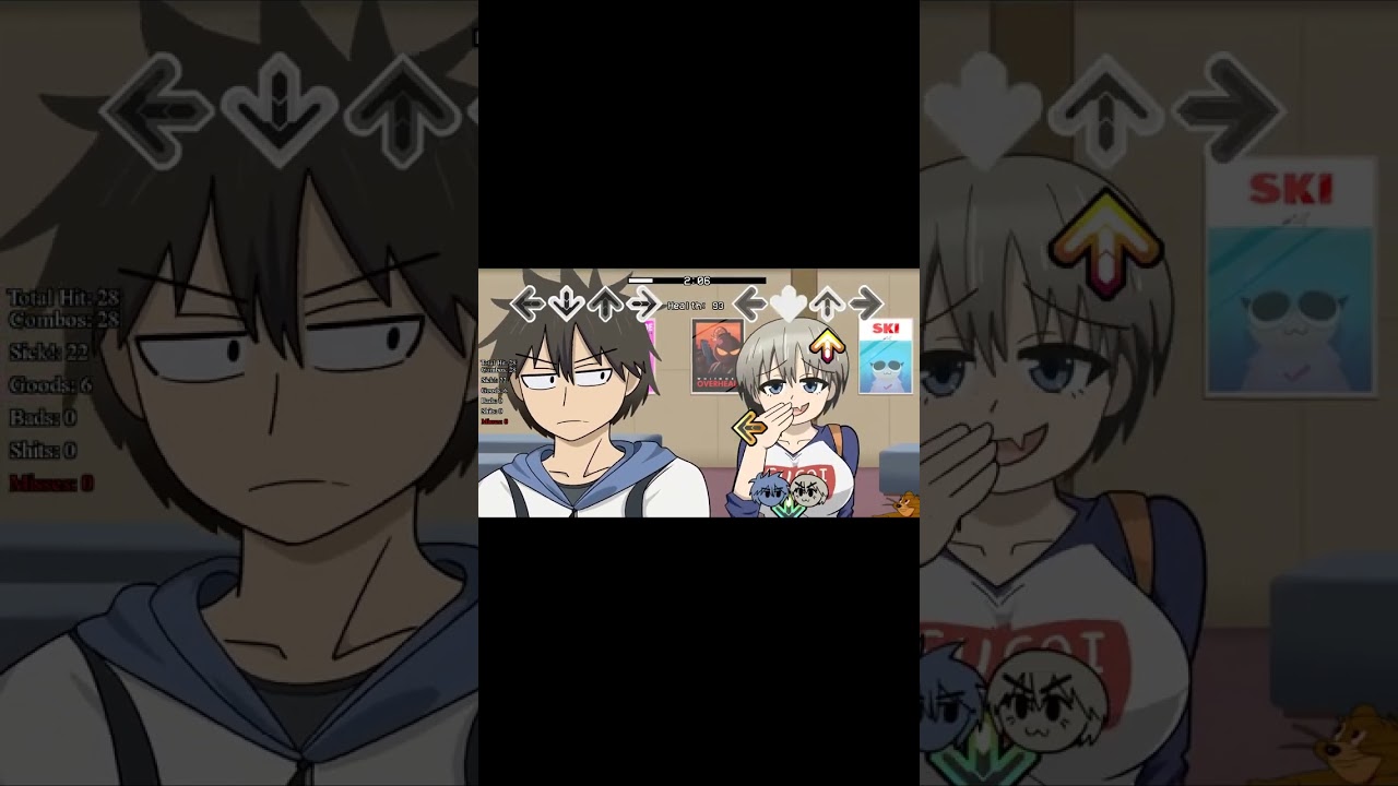 FNF MOD: [Uzaki Chan Wants to Sing Out/Anime] Sakurai vs Uzaki | Sugoi  Dekai - YouTube