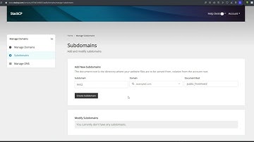 How to create Sub Domain on stackcp | Sub domain process on stackcp
