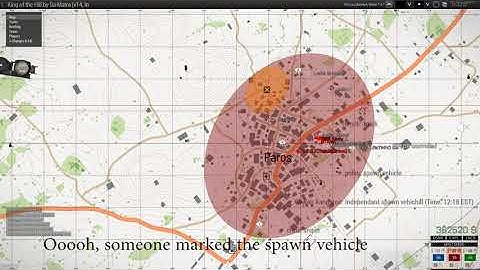 Arma 3 King of the Hill - Destroy Spawn vehicle 3080 meters away.