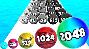 🎮 Number Ball 3D: Merge Games, Ball Run 2048 Infinity - Gameplay Walkthrough (Android/iOS) Math Game