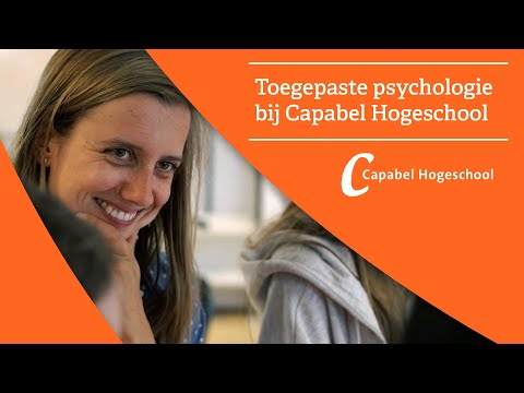 De HBO Bachelor opleiding Toegepaste Psychologie bij Capabel Hogeschool