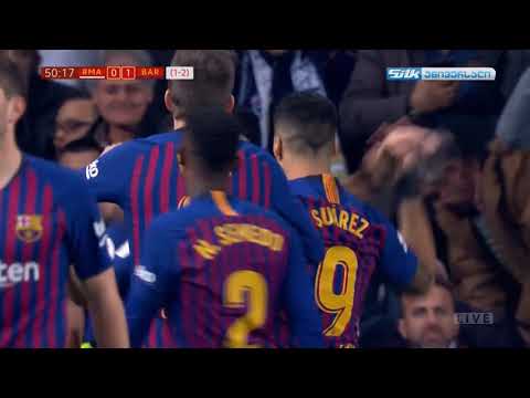 რეალი 0-3 ბარსელონა სუარესის გოლი 50-ე წუთზე