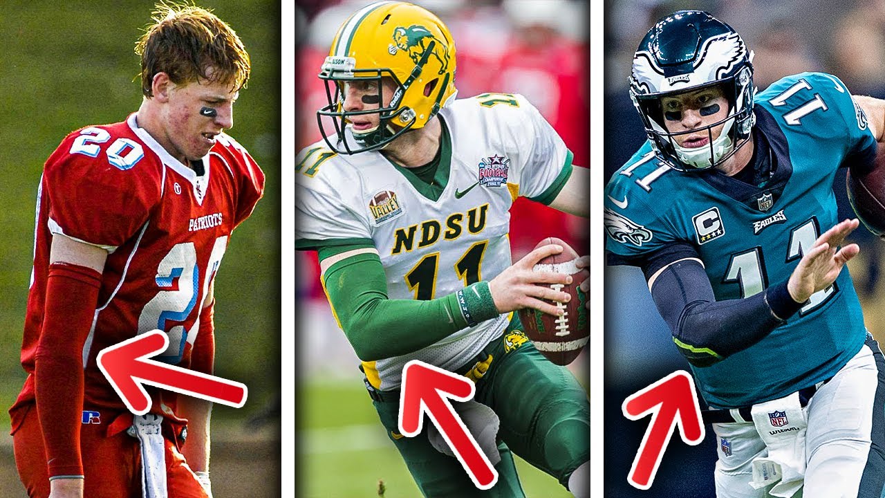 The Real Reason Carson Wentz Has Worn That Strange Arm Sleeve His Entire Football Career Youtube