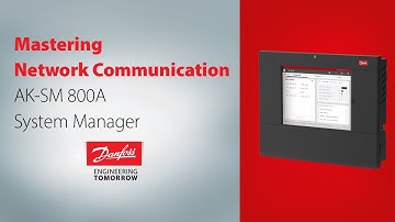 Mastering the Danfoss AK-SM 800A Network Communication: Upstream & Downstream options explained!