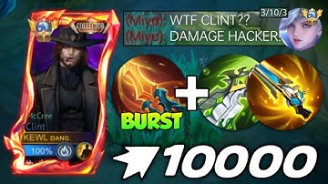 MOONTON THANKS FOR NEW CLINT ONE SHOT BUFFED CRIT BUILD! | CLINT NEW BEST BUILD 2025!