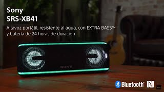 Parlante SRS-XB41 con sonido Extra Bass - YouTube