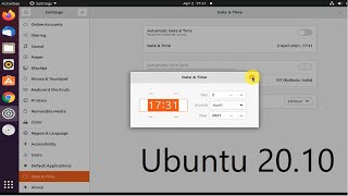 How to Change date, time, timezone on Ubuntu 20.10