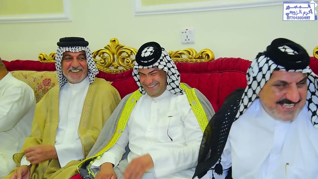 عزوبية عشيرة ( البو غربه - قبيلة عبادة ) خطبة ( حسين العبادي ) الف مبروك