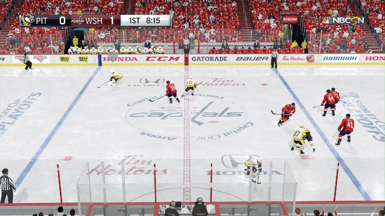 NHL 18| Washington Capitals vs Pittsburgh Penguins Stanley Cup Playoffs Conference Semifinal Game 1