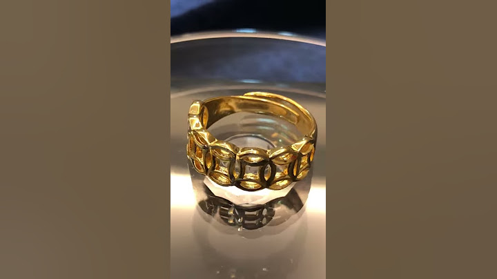 24K金 戒指 銅錢