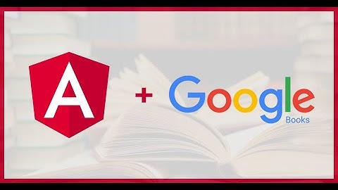 Angular App For Searching Books With Google OAuth Authentication