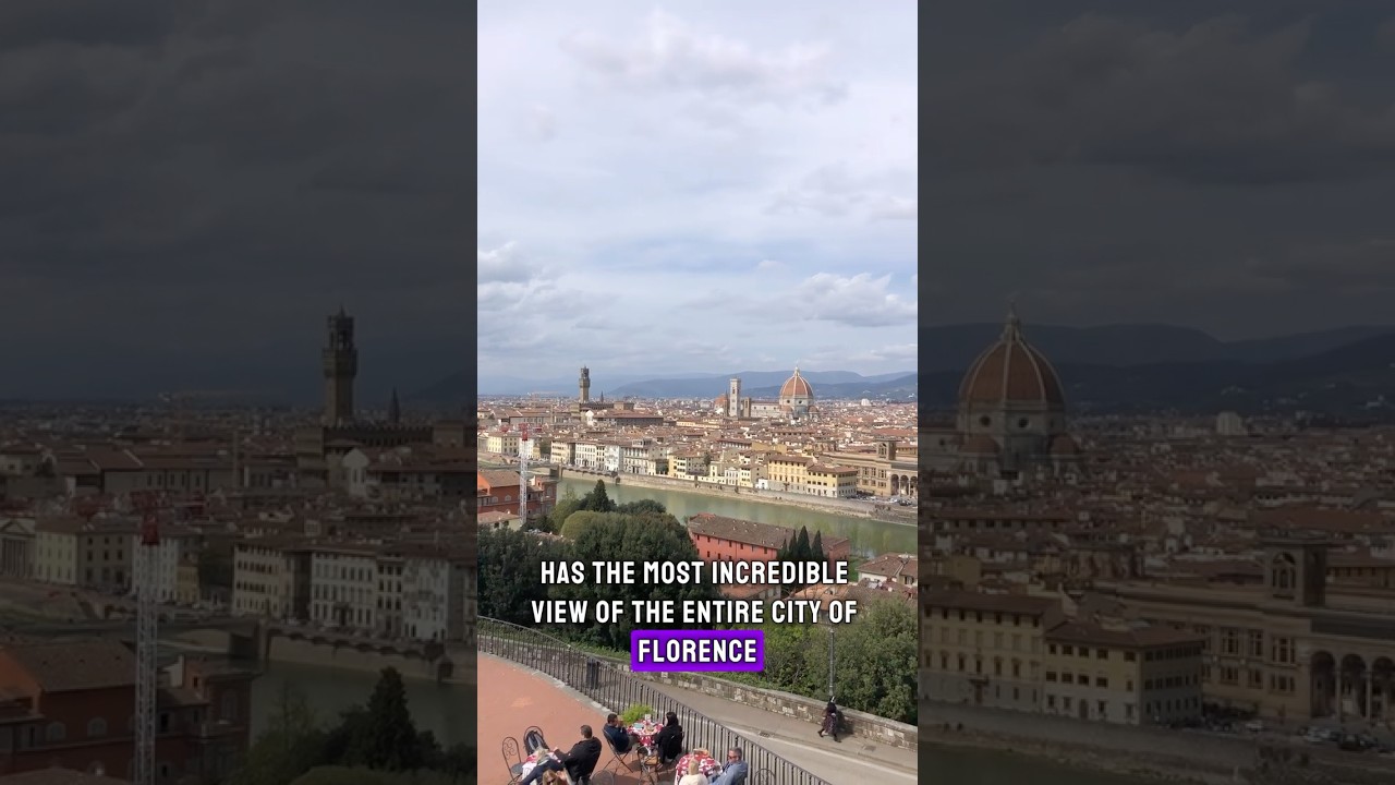 The BEST view in FLORENCE❗ 🇮🇹