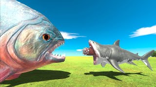 Baby Megalodon VS Aquatics 5.0 - Animal Revolt Battle Simulator screenshot 3