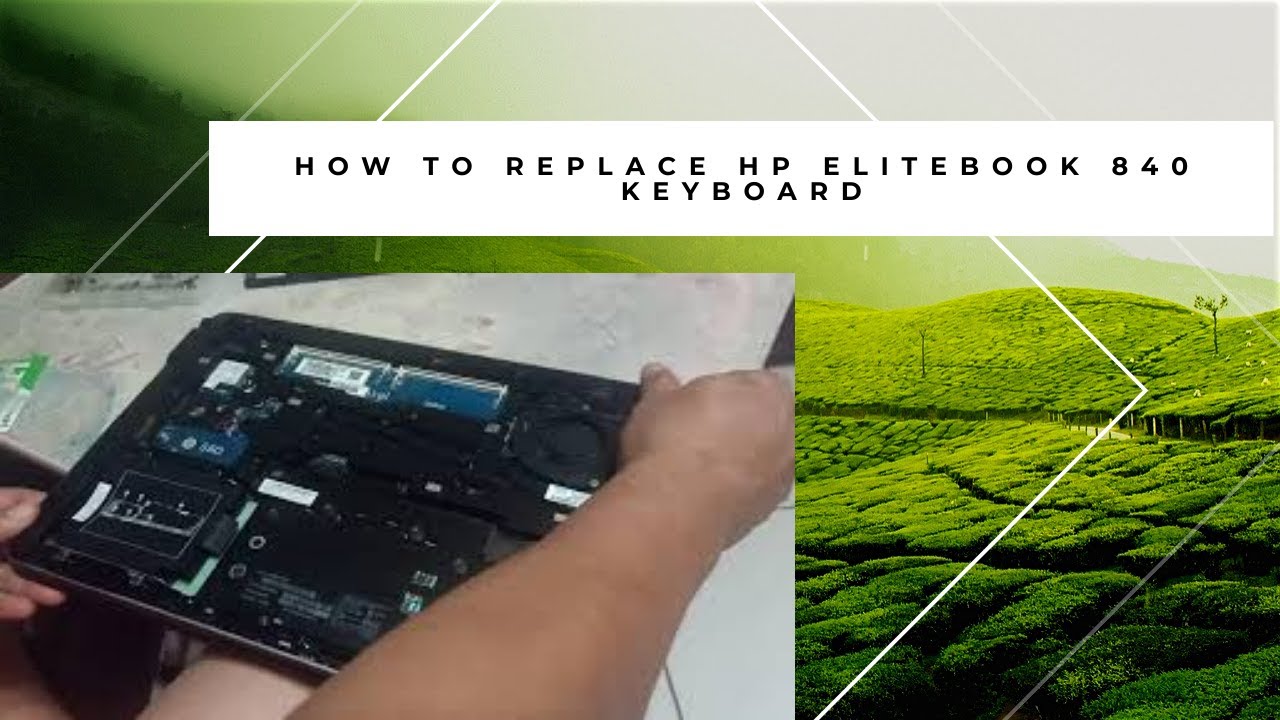 How to Replace Hp EliteBook 840 Keyboard YouTube
