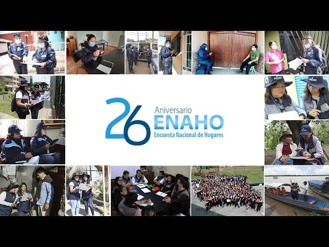 26 aniversario de la Encuesta Nacional de Hogares - ENAHO