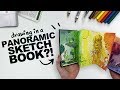 A NEVER-ENDING SKETCHBOOK? | Mystery Art Supplies | Paletteful Packs Unboxing | Accordion SketchbooK