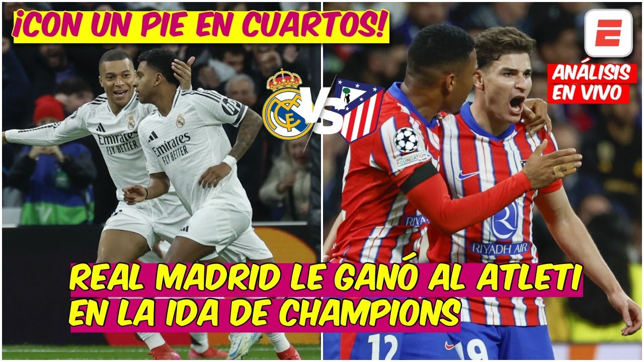 Real Madrid LE GANÓ la ida al Atlético de Madrid con GOLAZOS de RODRYGO ...