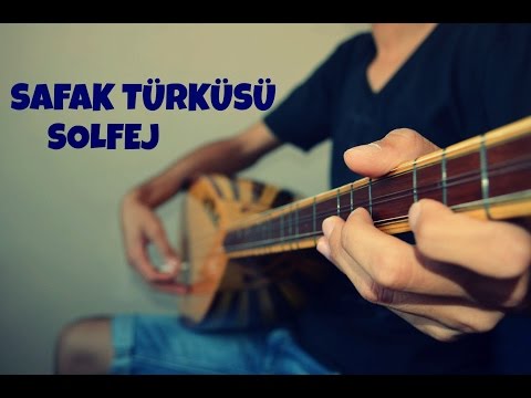 Ahmet Kaya - Şafak Türküsü Solfej / Kısa Sap Bağlama Şafak Türküsü (Ahmet Kaya) Solfej