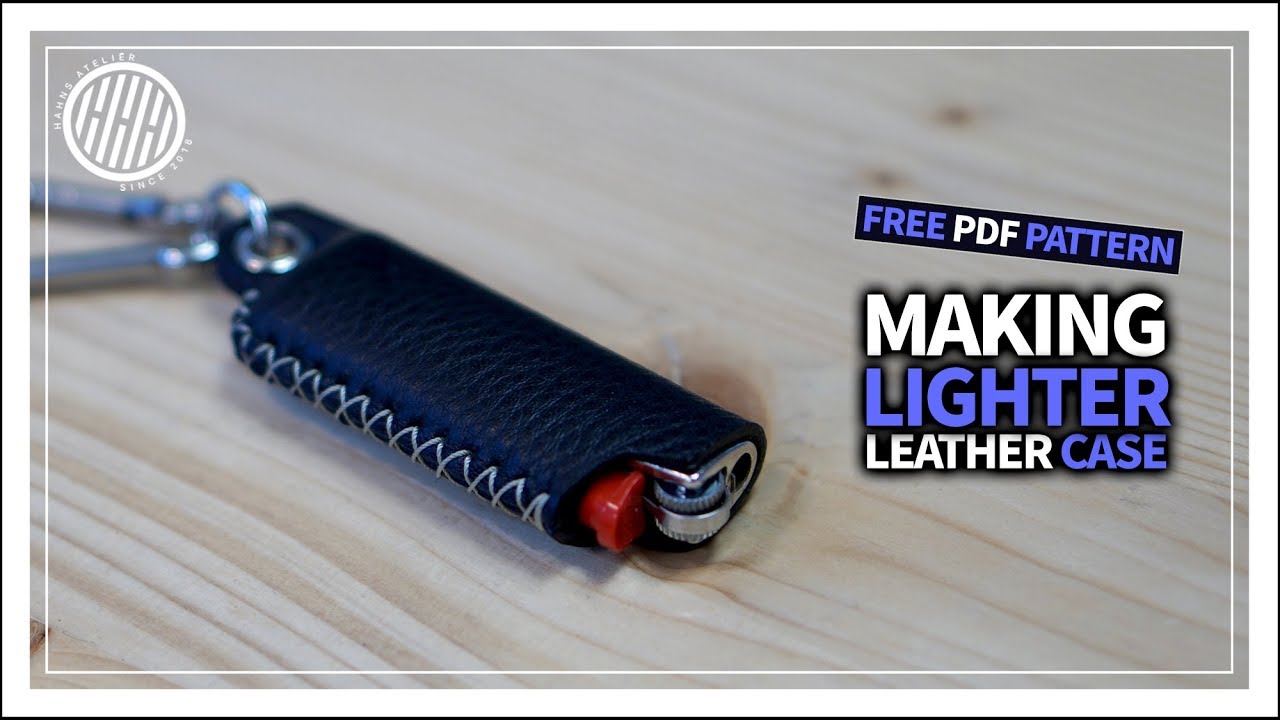 Leather Craft Making A BIC Mini Lighter Leather Case Free Pattern   Leather Craft Making A BIC Mini Lighter Leather Case Free Pattern