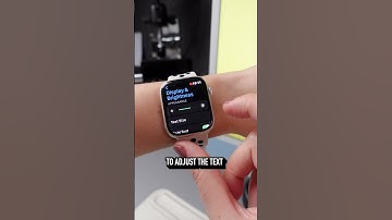 Easily adjust brightness and text size on your Apple Watch!