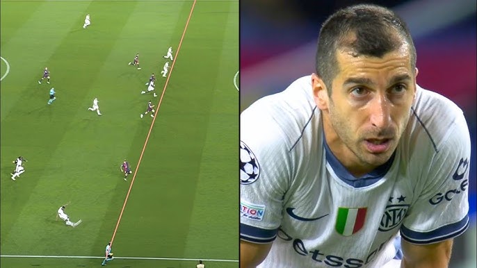 Henrikh Mkhitaryan Controversial Disallowed Goal vs Barcelona 😱 | UCL  2024/25 | Inter Milan Offside
