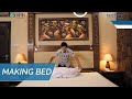 Housekeeping Knowledge - Making Bed (Step by step)