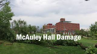McAuley Hall Damage