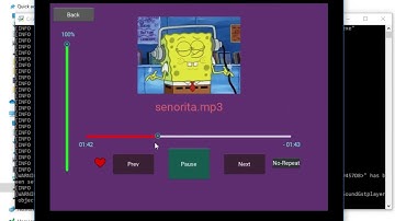 MEsic - Music Player made in python using kivy !!