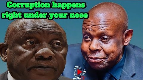 Dr John Hlophe (MK Party) grilling Cyrill Ramaphosa
